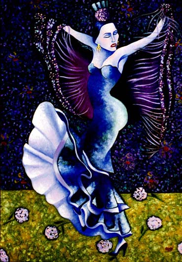 Blue Flamenca 